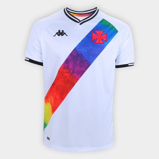 Camisa Vasco LGBT Torcedor Kappa Masculina - Branco é ruim? Camisa Vasco LGBT Torcedor Kappa Masculina - Branco é boa?