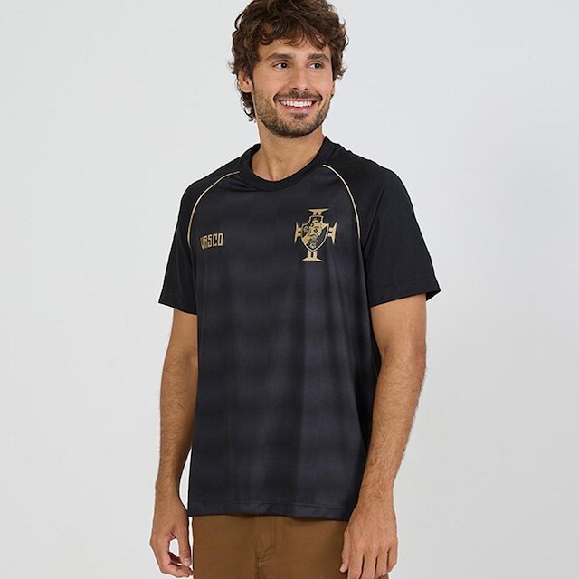 Camisa Vasco Mosaico Raglan Masculina