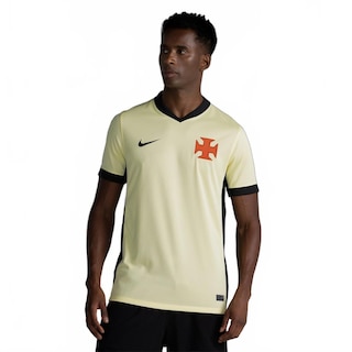 Camisa Vasco Nike III 2026/27 Torcedor Pro Masculina - Amarelo+Preto
