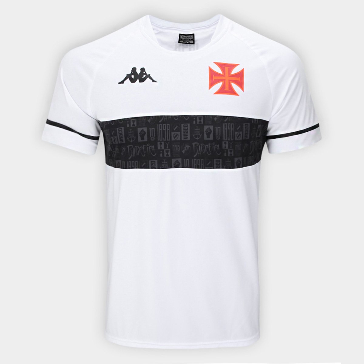Camisa Vasco Torcedor Kappa Masculina Menor preço em Camisa Vasco Torcedor Kappa Masculina