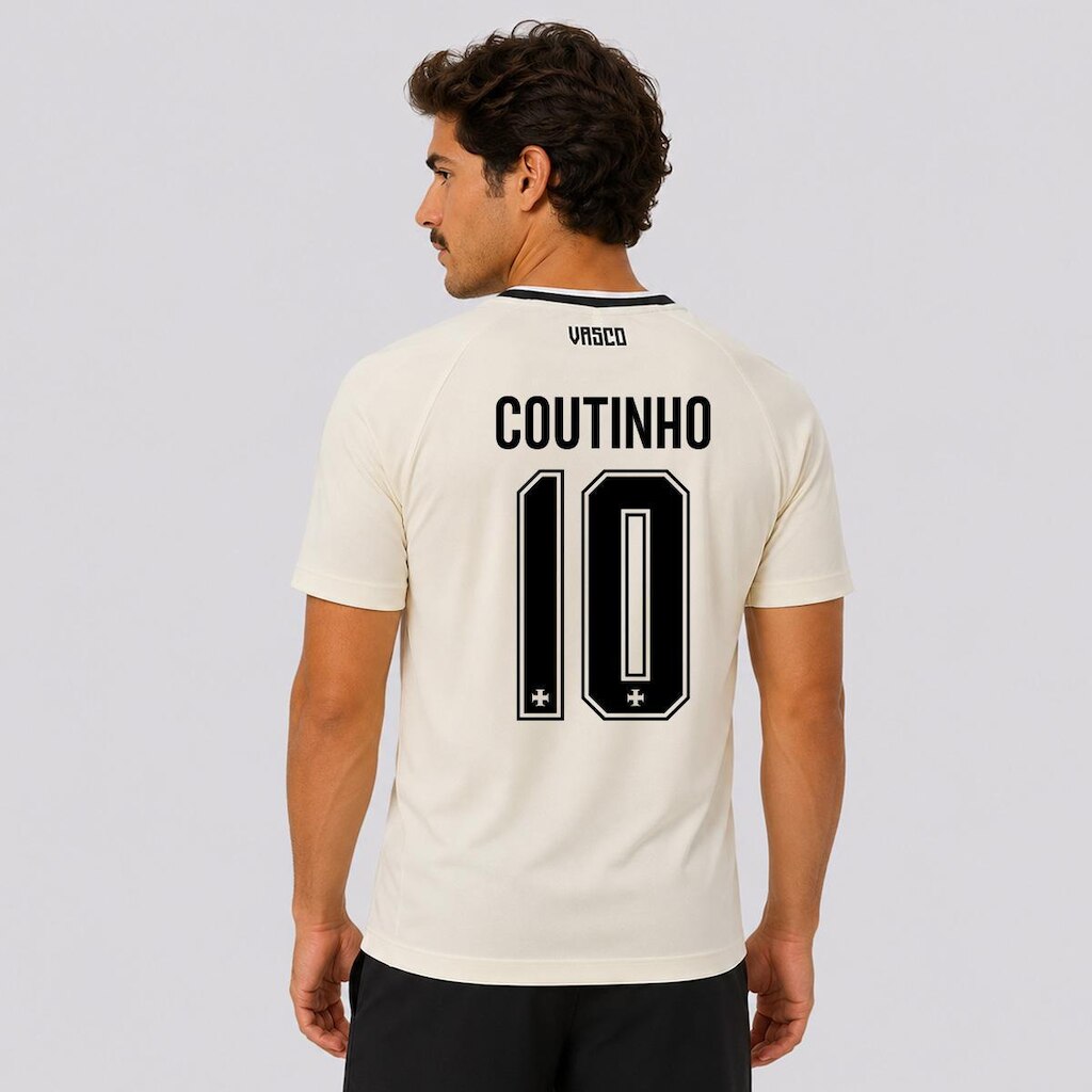 Camisa Vasco Trança Bege 10 Coutinho