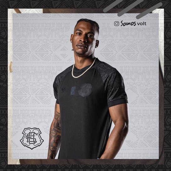 Camisa Volt Santa Cruz Consciência Negra 2022 - Preto Menor preço em Camisa Volt Santa Cruz Consciência Negra 2022 - Preto