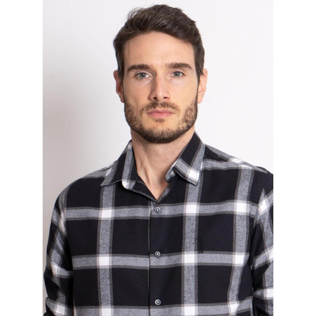 Camisa Xadrez Aleatory Flanela Florence
