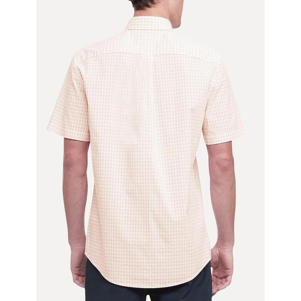 Camisa Xadrez Tommy Hilfiger Bege