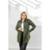 Camisa/Parka Couro Sintético plus size - Verde