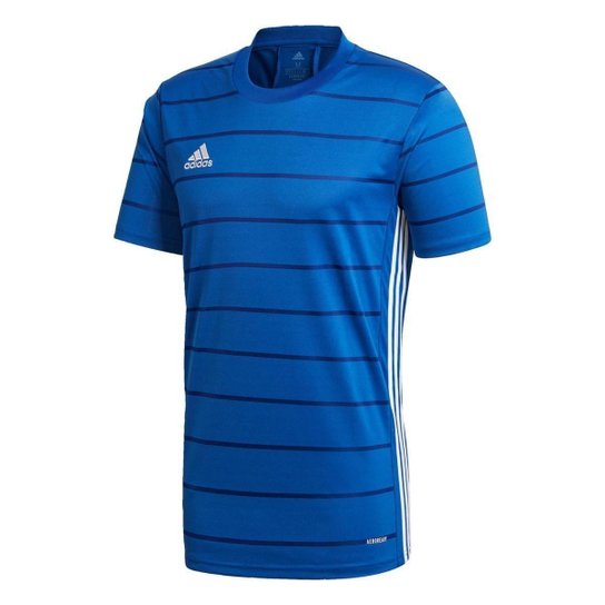 Camisas Adidas CAMPEON 21 JSY Masculina - Azul Menor preço em Camisas Adidas CAMPEON 21 JSY Masculina - Azul
