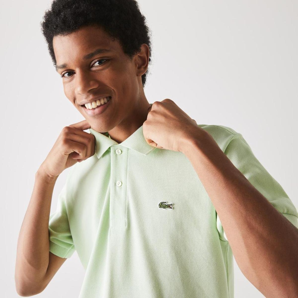 Camisas Polo Lacoste L.12.12 Regular Fit Masculino - Verde claro