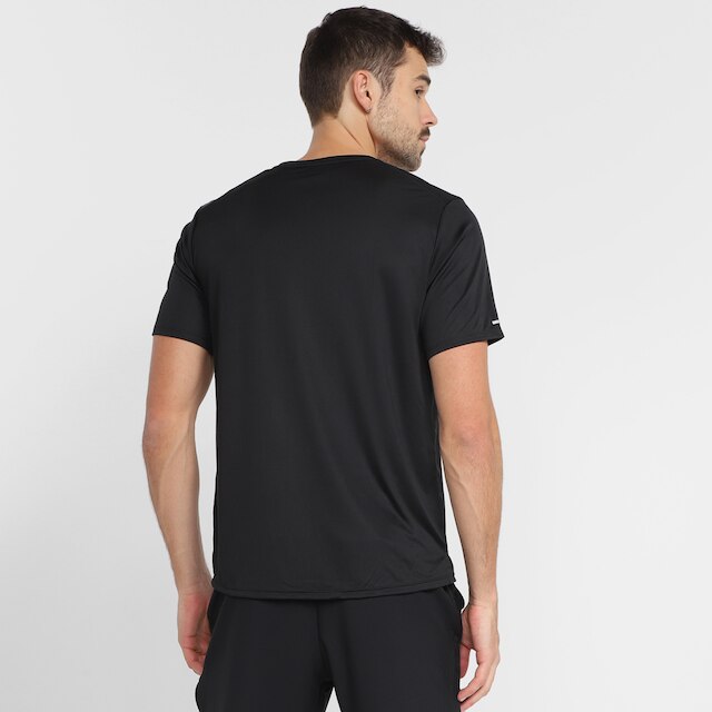 Camisera Nike DriFit UV Run DVN Masculina Preto Netshoes