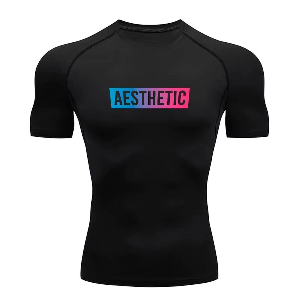 Camiseta Academia Compressão Aesthetic Academy Abstract