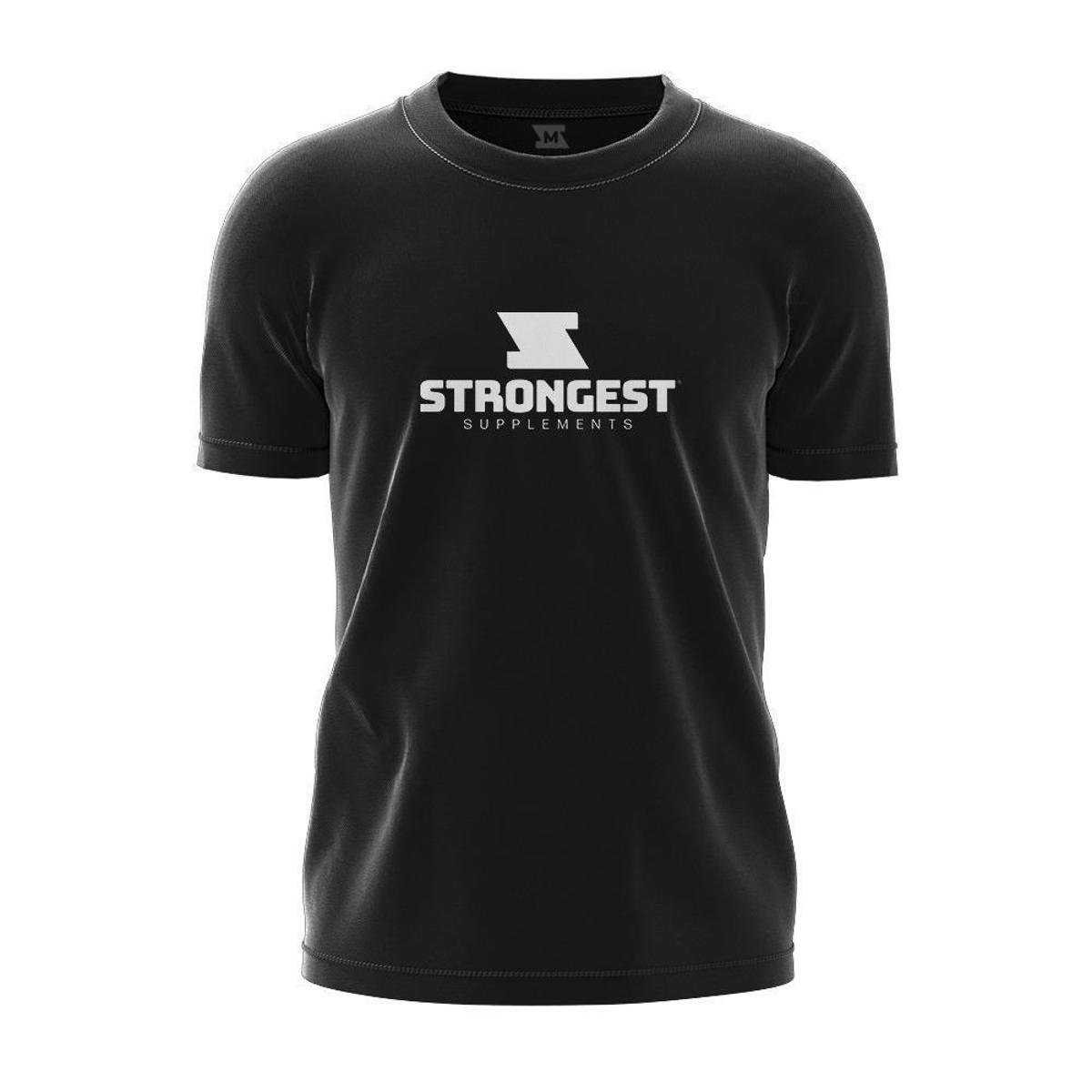 Camiseta Academia Dry Treino UV Strongest Masculina Menor preço em Camiseta Academia Dry Treino UV Strongest Masculina