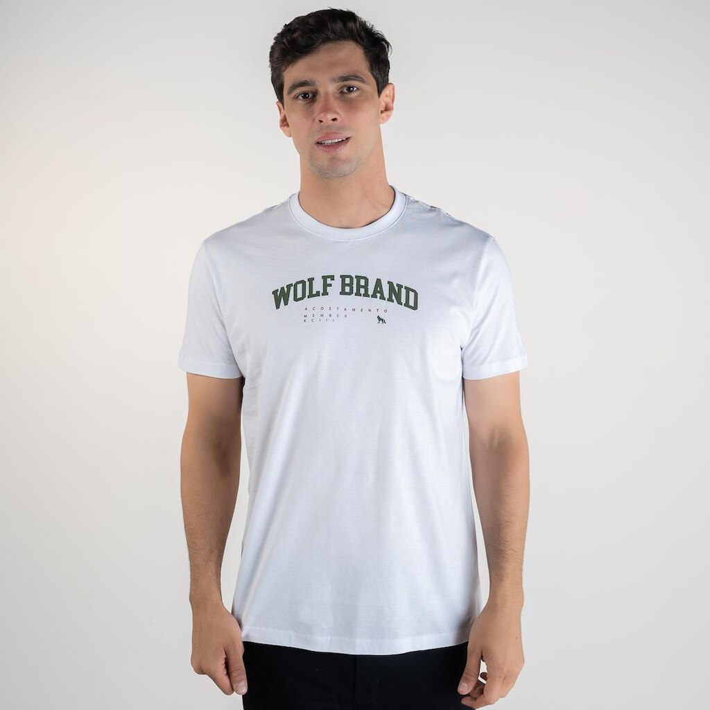 Camiseta Acostamento Brand Wolf Branca