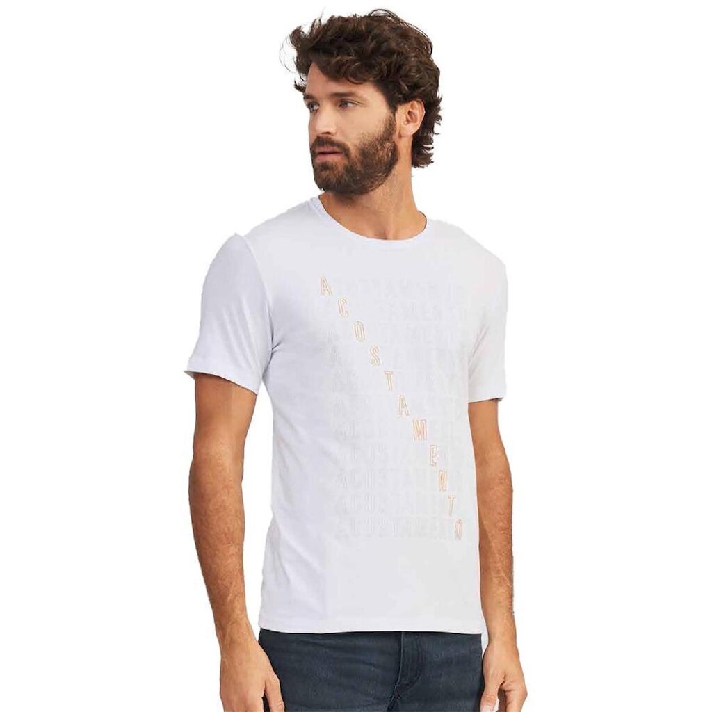 Camiseta Acostamento Letters Masculino