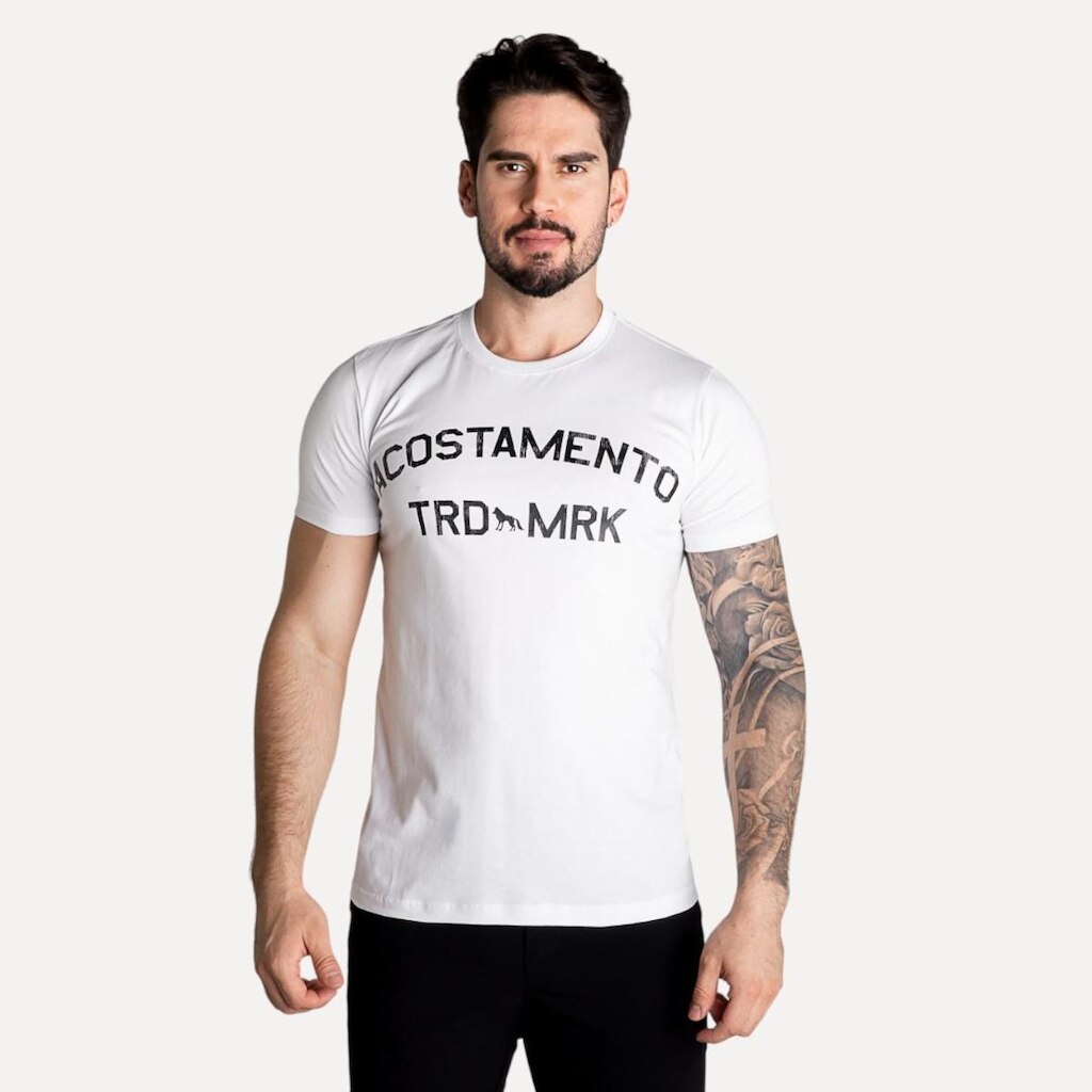 Camiseta Acostamento Trend Branca