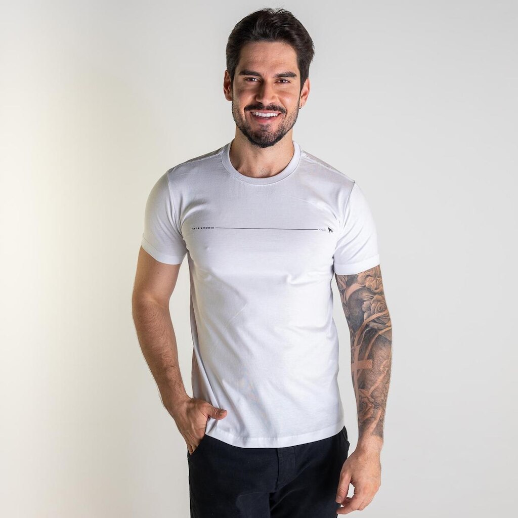 Camiseta Acostamento Wolf 093  Masculina