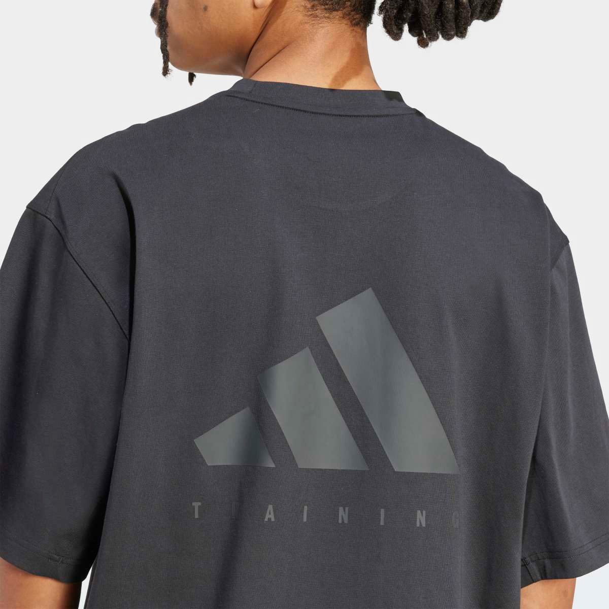Camiseta Adidas 3 Listras Oversized Masculina - 4