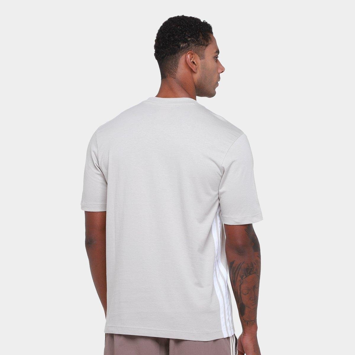 Camiseta Adidas 3 Listras Stretch Masculina - 1