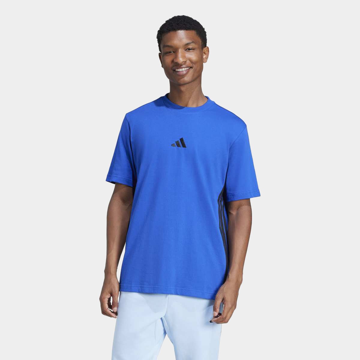 Camiseta Adidas 3 Listras Stretch Masculina