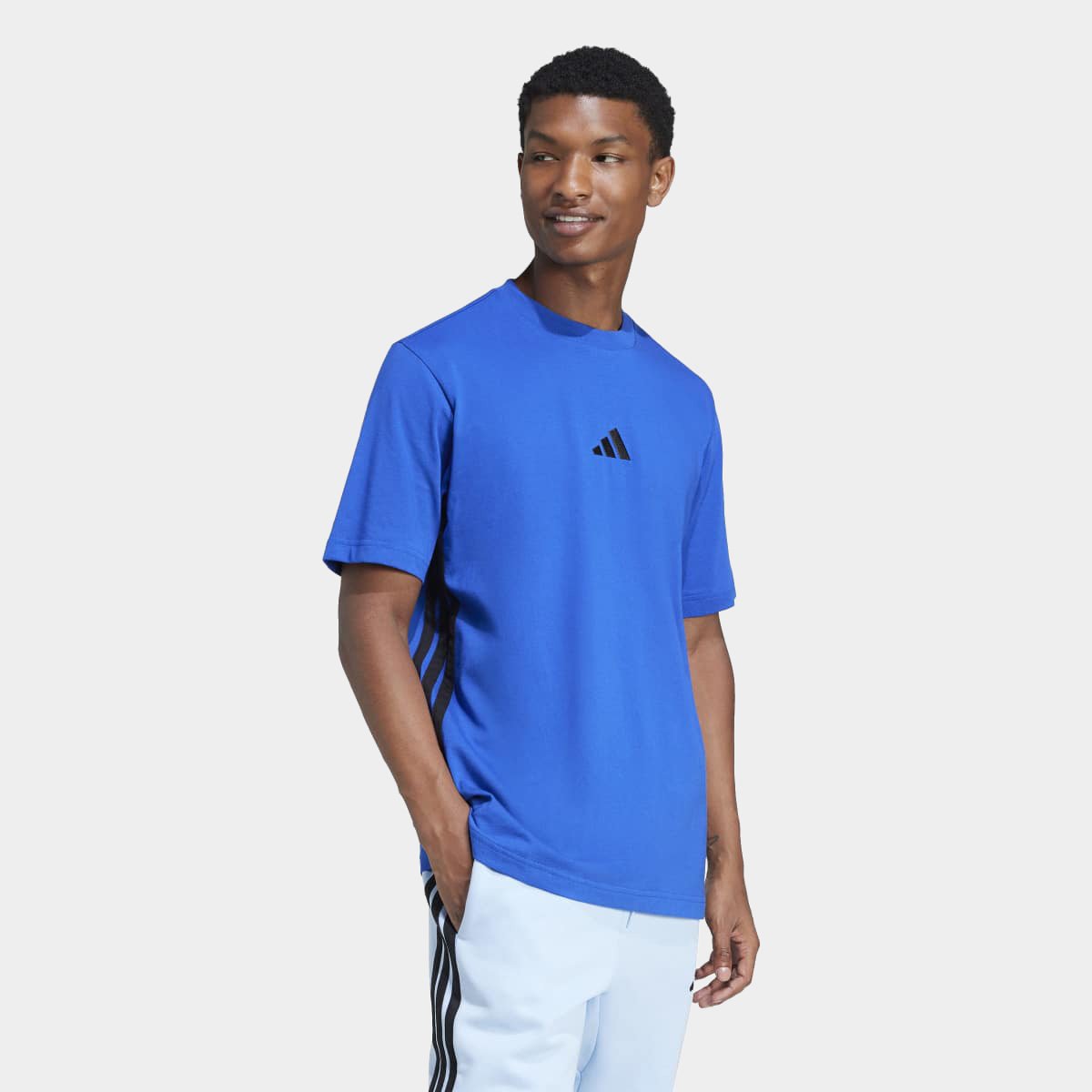 Camiseta Adidas 3 Listras Stretch Masculina - 3