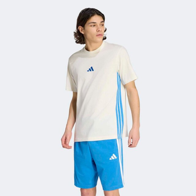 Camiseta Adidas 3 Listras Stretch Masculina