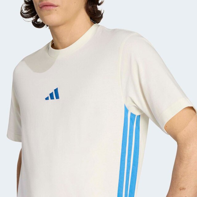 Camiseta Adidas 3 Listras Stretch Masculina