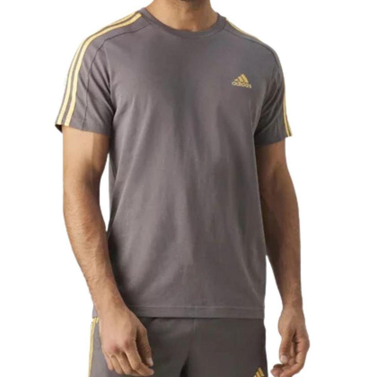 Camiseta Adidas 3-Stripes Adulto Masculino IU9040 Menor preço em Camiseta Adidas 3-Stripes Adulto Masculino IU9040