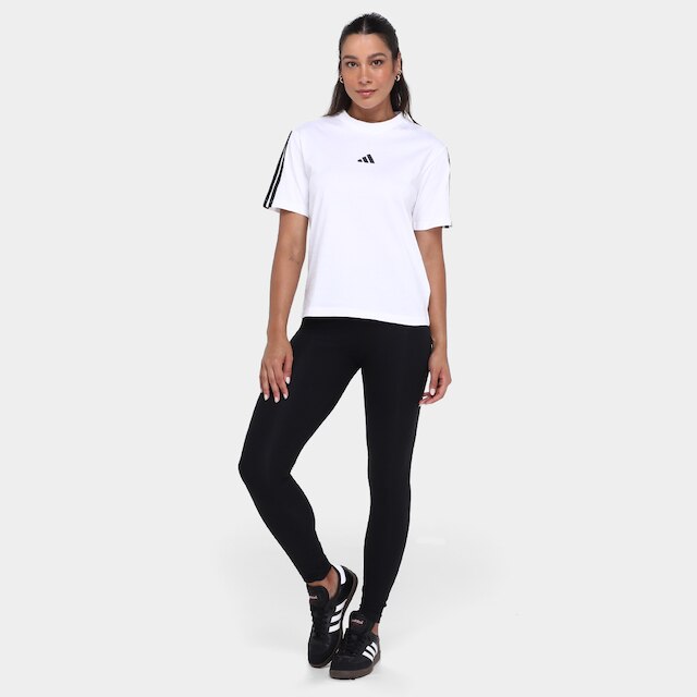 Camiseta Adidas 3 Stripes Feminina