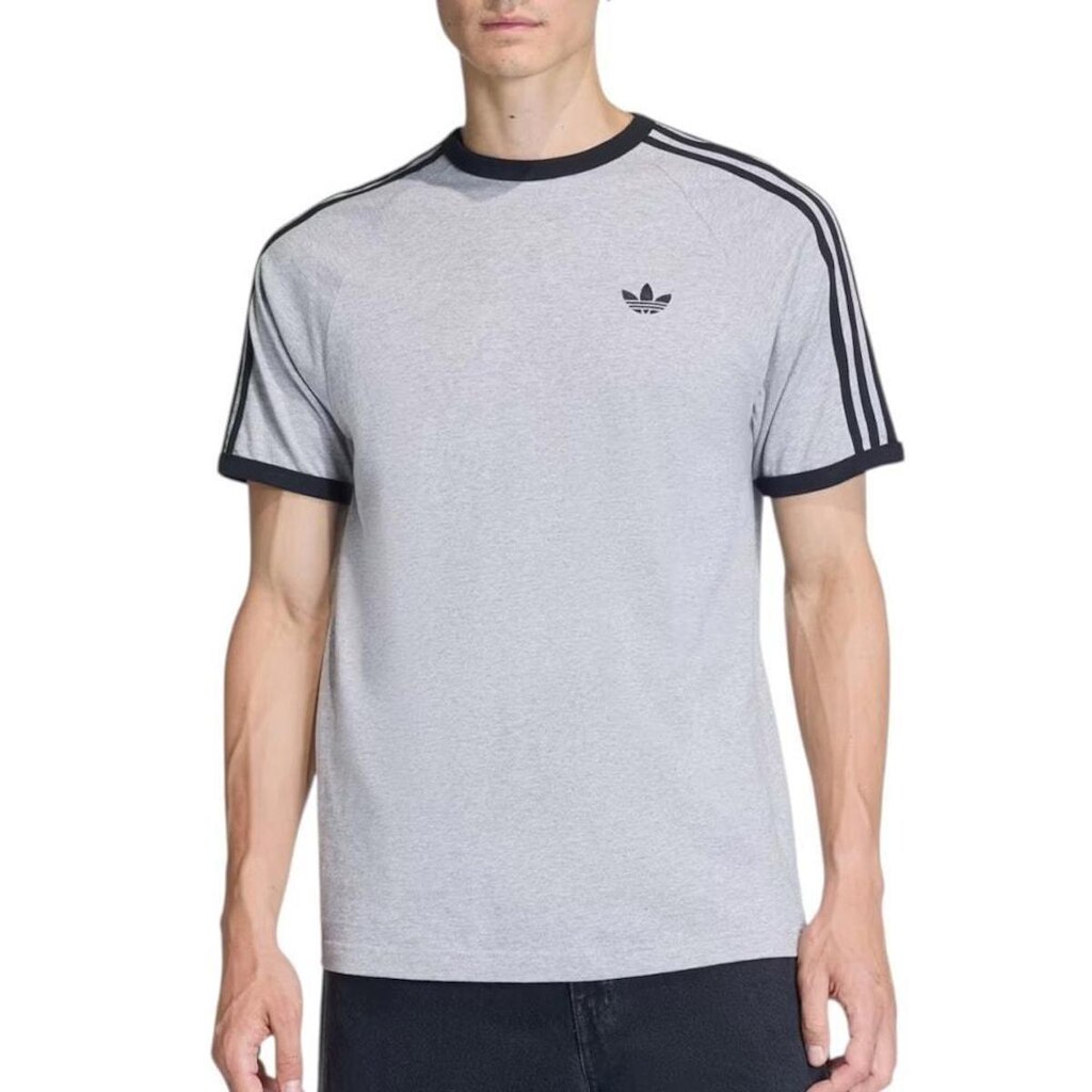 Camiseta Adidas 3 Stripes Medium Grey