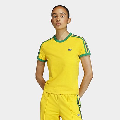 Camiseta Adidas 3S Slim Feminina - Feminino