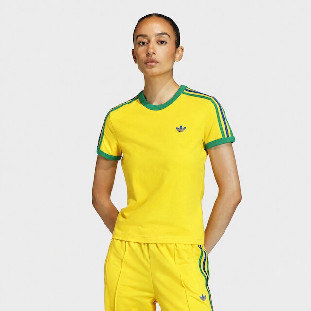 Camiseta Adidas 3S Slim Feminina