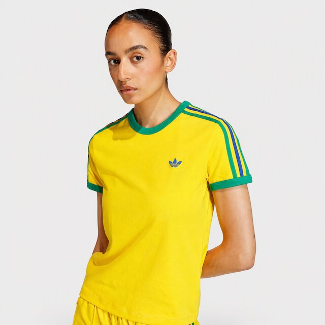Camiseta Adidas 3S Slim Feminina