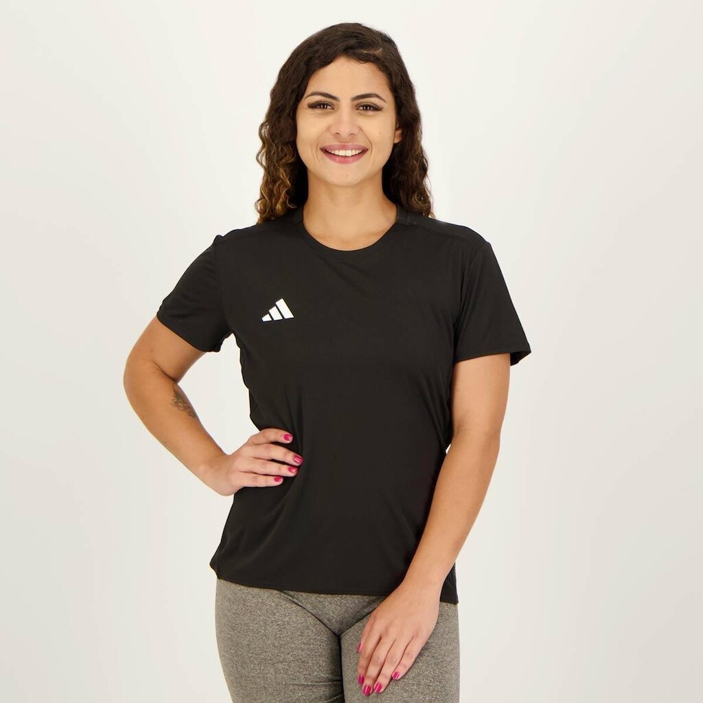 Camiseta Adidas Adi zero Essentials Feminina Preta