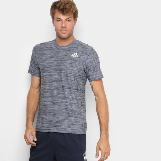 Camiseta Adidas All Set Masculina - Marinho Menor preço em Camiseta Adidas All Set Masculina - Marinho