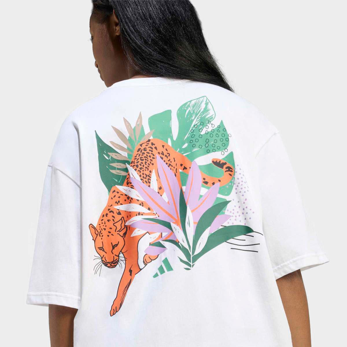 Camiseta Adidas Animal Oversized Feminina - 3