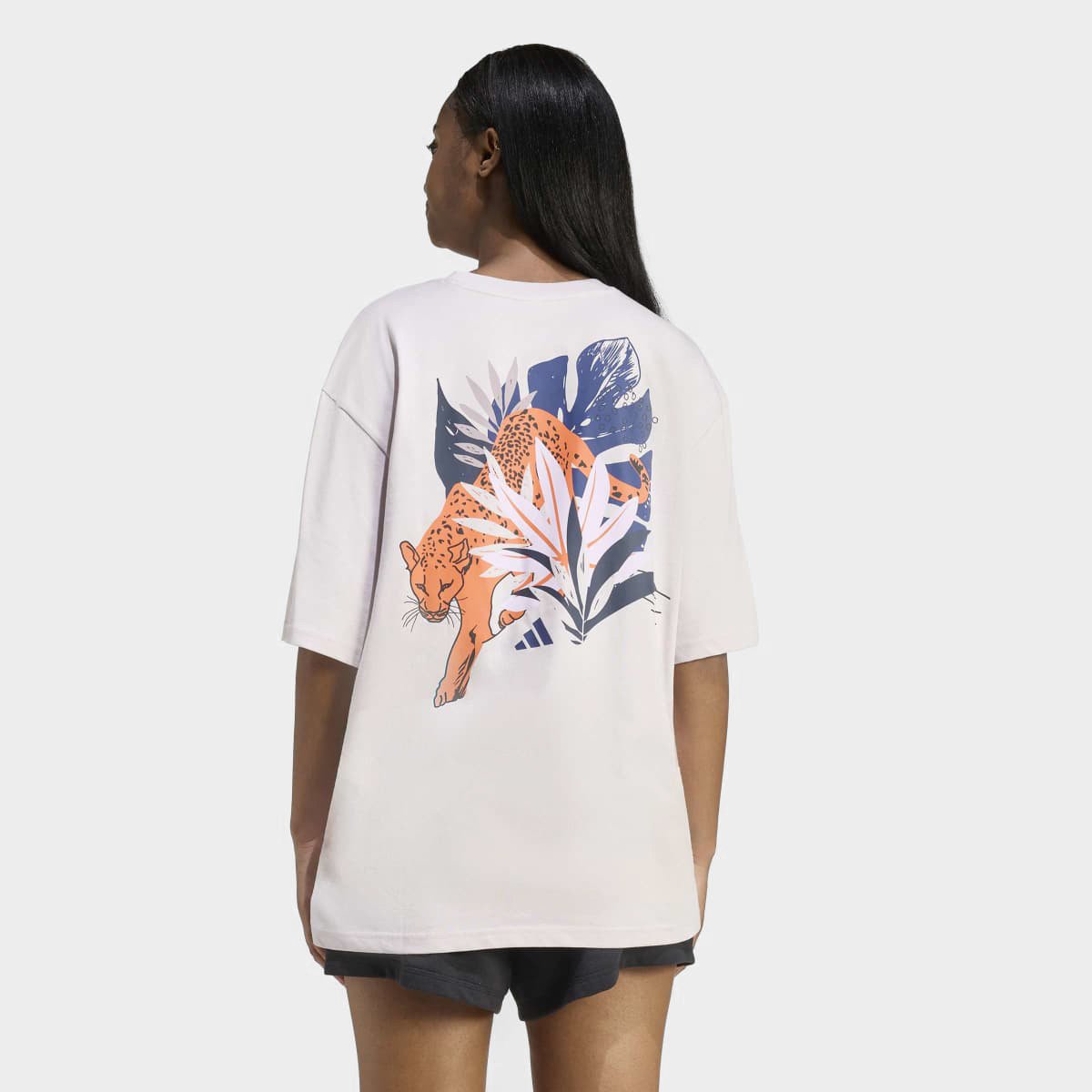 Camiseta Adidas Animal Oversized Feminina - 1