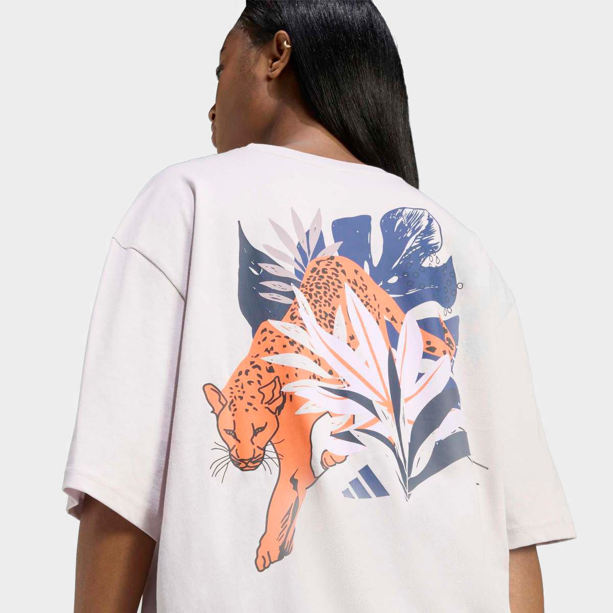 Camiseta Adidas Animal Oversized Feminina - 3