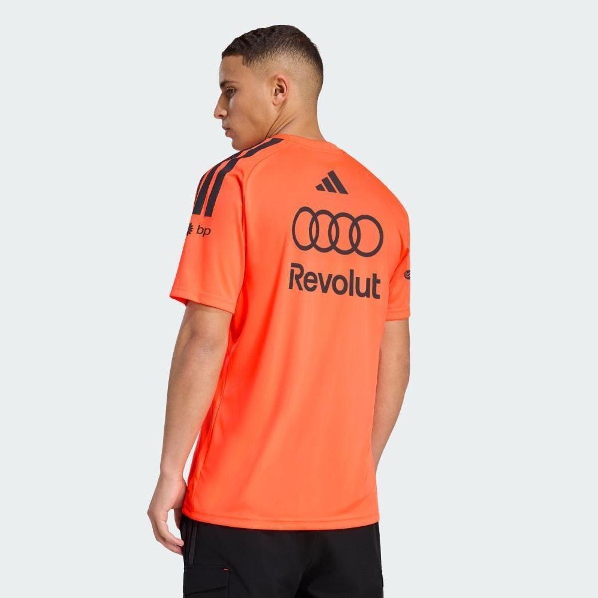 Camiseta adidas Audi Revolut F1 Team Set Up Masculino - Laranja+