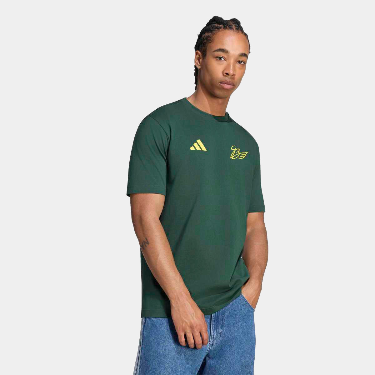 Camiseta Adidas Audi Revolut Gabriel Bortoleto Masculina Verde