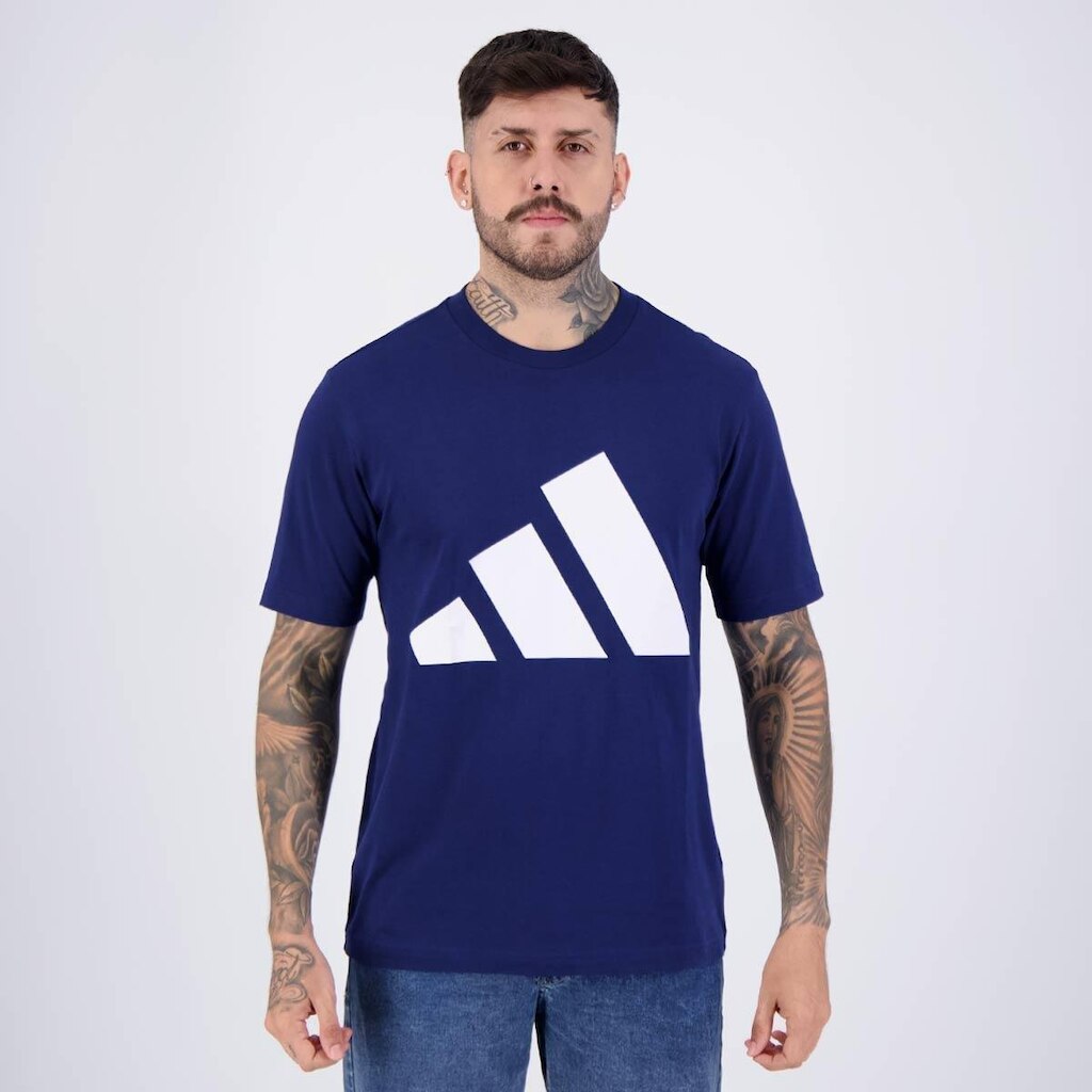 Camiseta Adidas Big Logo Marinho