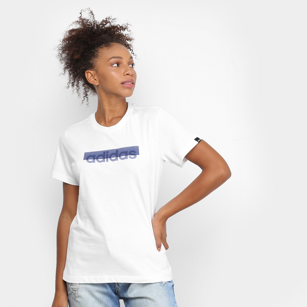 camiseta adidas netshoes feminina