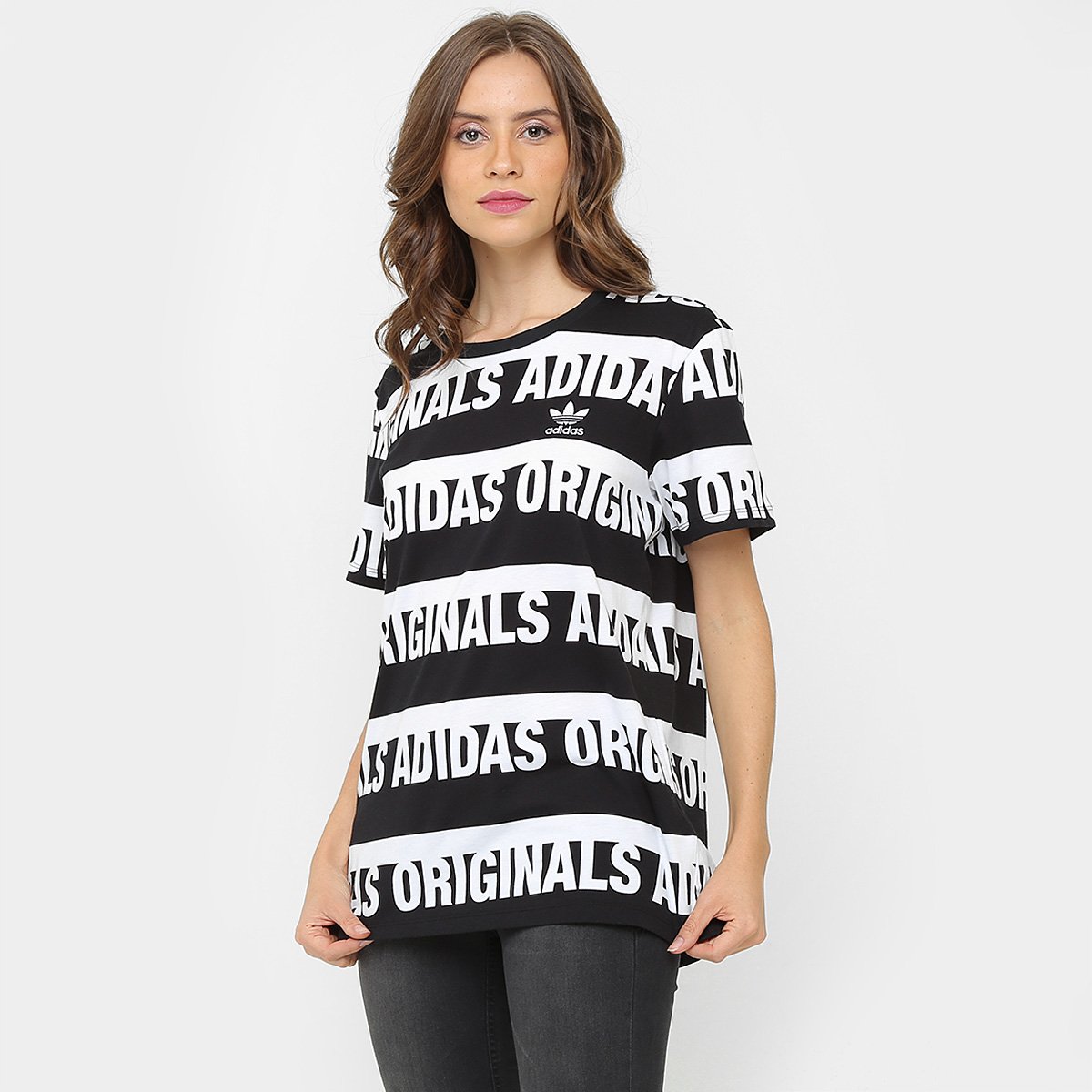 camiseta adidas boyfriend trefoil camiseta adidas boyfriend trefoil