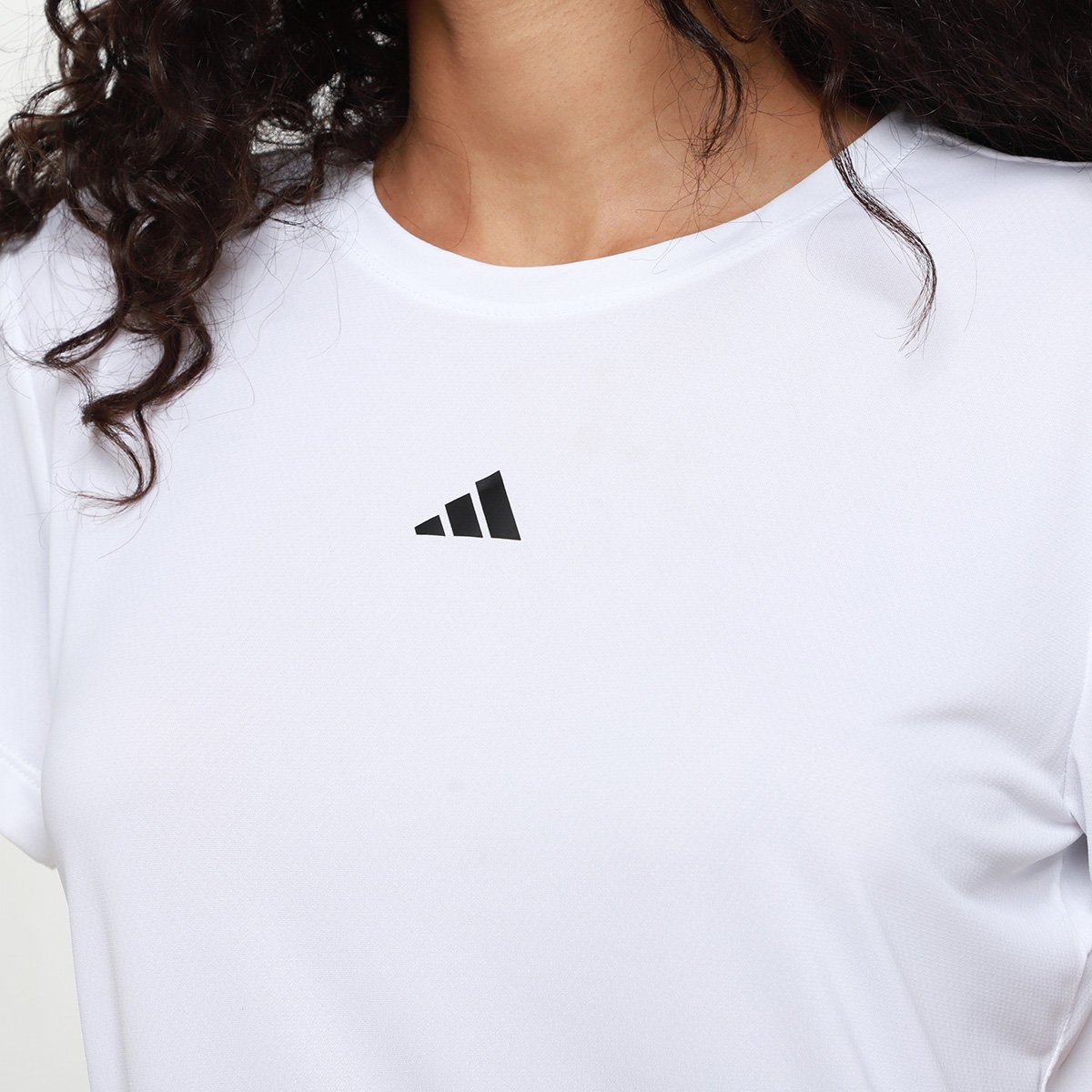 Camiseta Adidas Casual 3S Feminina - 2