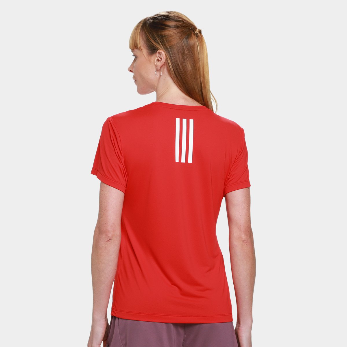 Camiseta Adidas Casual 3S Feminina - 1