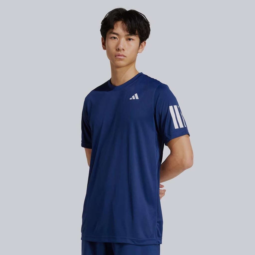 Camiseta Adidas Club 3 Stripes  Masculina