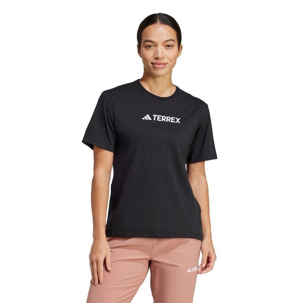 Camiseta Adidas Com Logo Clássico Terrex Feminina
