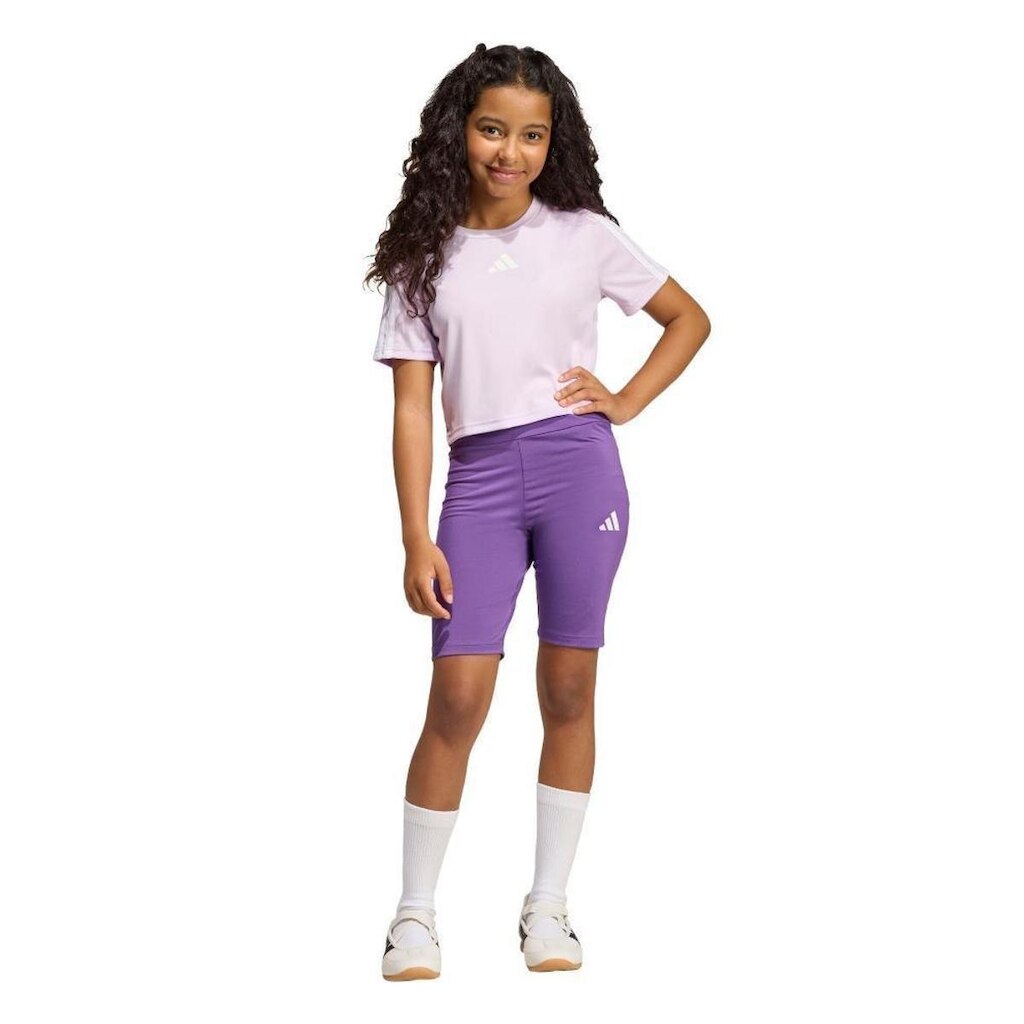 Camiseta adidas Conjunto Train 3 Listras Essentials Infantil