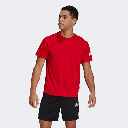 Camiseta Adidas D2M Freelift Ultimate Masculina - Vermelho é boa?