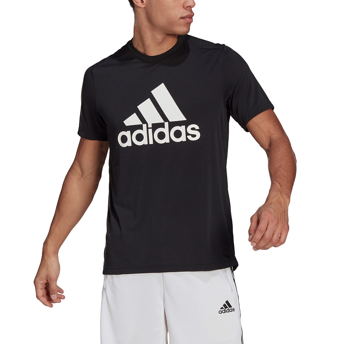 Camiseta Adidas D2M Logo Feelready Masculina Menor preço em Camiseta Adidas D2M Logo Feelready Masculina