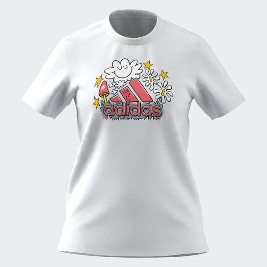 Adidas Netshoes Camisetas Femininas Animal Print Camiseta Adidas