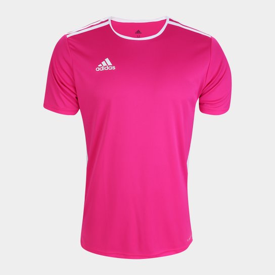 Camiseta Adidas Entrada 18 Masculina - Pink e Branco é ruim? Camiseta Adidas Entrada 18 Masculina - Pink e Branco é boa?