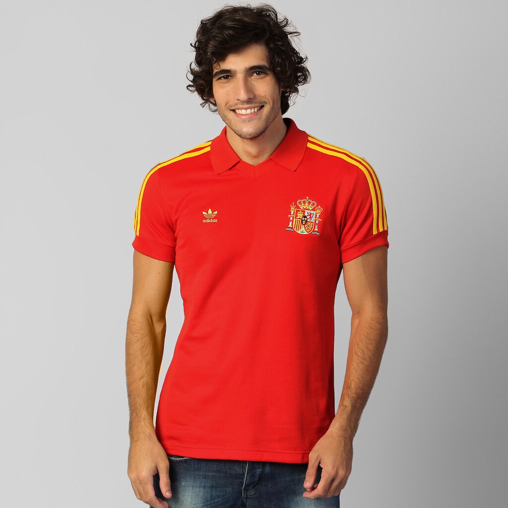 Camiseta Adidas Espanha Retrô